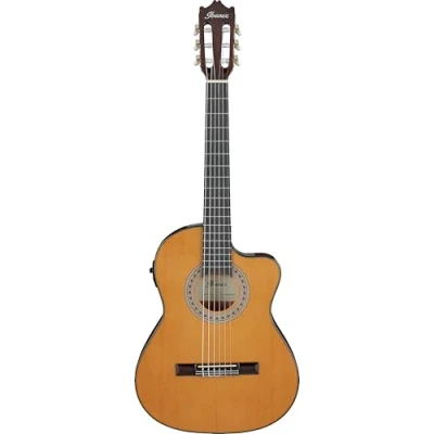 Afbeelding van Ibanez GA5TCE3Q Amber High Gloss elektrisch akoestische klassieke gitaar