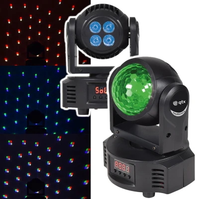 Afbeelding van QTX TinyMover2 2 in 1 40W LED mini movinghead