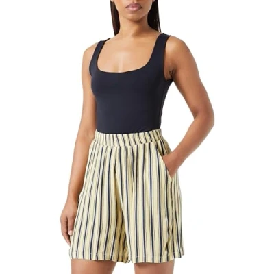 Afbeelding van ICHI IHMARRAKECH AOP SHO4 Shorts, 201830/French Vanilla Stripe, XS, XS