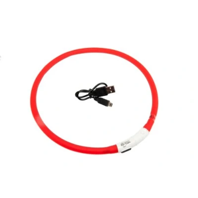 Afbeelding van Karlie Visio Light LED slanghalsband L: 20 70 cm rood