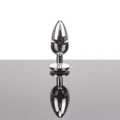 Afbeelding van Holle Zilveren Buttplug met Juweel M