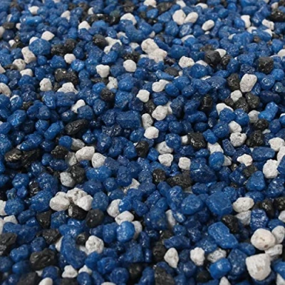 Afbeelding van Aqua Della Aquariumbodembedekking Vissen Aquariumgrind Blue Mix 10kg Blauw 1st