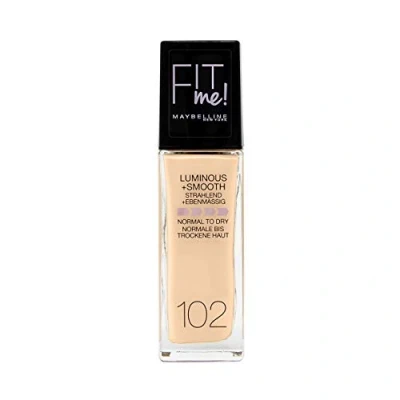 Afbeelding van Maybelline Fit Me Luminous + Smooth Foundation 102 Fair Ivory