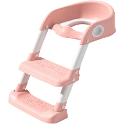 Afbeelding van Tryco Pink Toilettrainer met Trapje TR 901990