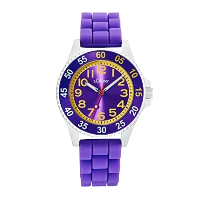 Afbeelding van s.Oliver Horloge voor kinderen, Maat: One Size, Lila