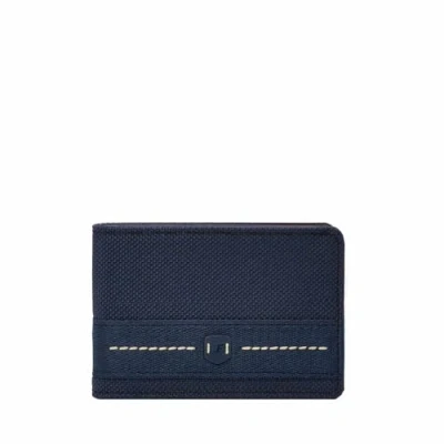 Afbeelding van FOSSIL Kaarthoes Rowan Front Pocket Bifold Wallet Navy Donkerblauw