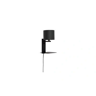 Afbeelding van ​it’s about RoMi Wandlamp Florence Plank+Usb Zwart