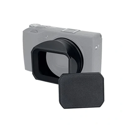 Afbeelding van JJC Metalen cameralensap met kapdop voor Ricoh GR III GR3 digitale camera, verminderen lensflare Voorkom reflectie Bescherm lens