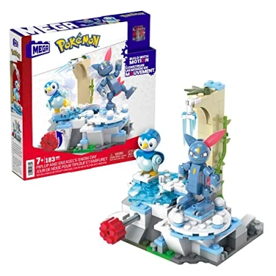 Afbeelding van Mega Construx Pokemon Piplup and Sneasel&#039;s Snow Day