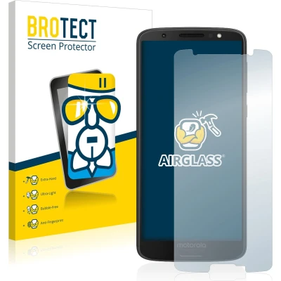 Afbeelding van BROTECT Screenprotector voor Motorola Moto G6 Folie Beschermfolie Beschermglas transparant