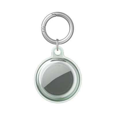 Afbeelding van ISKIP Waterdichte Hoes voor Apple AirTag, 360 Bescherming, Volledige Dekking, Beschermhoes met Sleutelhanger AirTag (Transparant Groen)