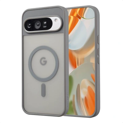 Afbeelding van Google Pixel 9 Pro XL MagSafe Hoesje Kunststof imoshion Hardcase/Backcover Grijs Telefoonhoesje