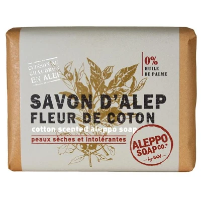 Afbeelding van Aleppo Soap Co Savon d&#039;Alep fleur de coton 100 g
