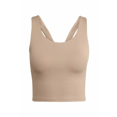Afbeelding van adidas Performance All Me Essentials Medium Support Bra Tank Top Dames Bruin XS