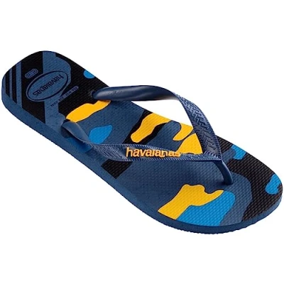 Afbeelding van Havaianas Top Camu (Mini Me), flip flops voor kinderen en jongeren, Indigo Blauw, 25/26 EU
