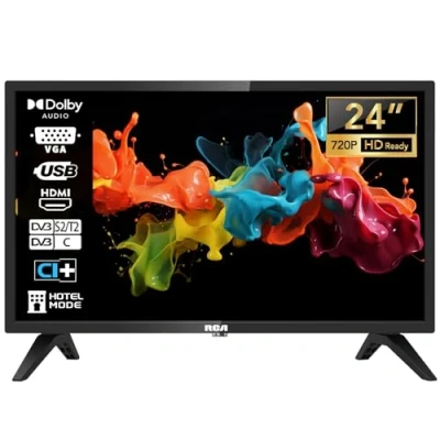 Afbeelding van RCA NRB24HF1A 24 inch (60 cm) HD LED TV met Triple Tuner (DVB T/T2, DVB C, S/S2) HDMI en USB