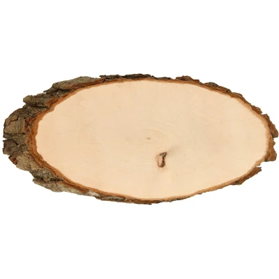 Afbeelding van Boomschorsschijf ovaal lengte 27 29 cm x 13 1
