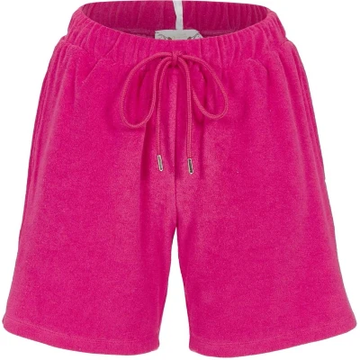 Afbeelding van Badstoffen korte pyjamabroek fuchsia Rood Maat 42