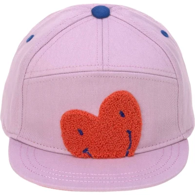 Afbeelding van Lässig Kids Skater Cap Little Gang Heart lavender, 2 6 jaar, maat 52