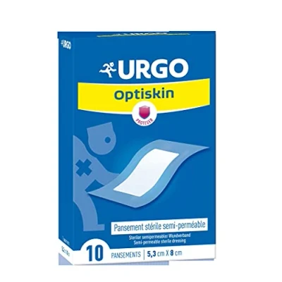 Afbeelding van Urgo Optiskin Semipermeabel Steriel Verband 5,3 x 8 cm 10 Verbanden