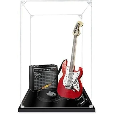 Afbeelding van Acryl Display Case voor Lego 21329 Stofdicht Clear Box Showcase Fender Stratocaster (Bouwsteen Model is NIET Inbegrepen)(3MM)