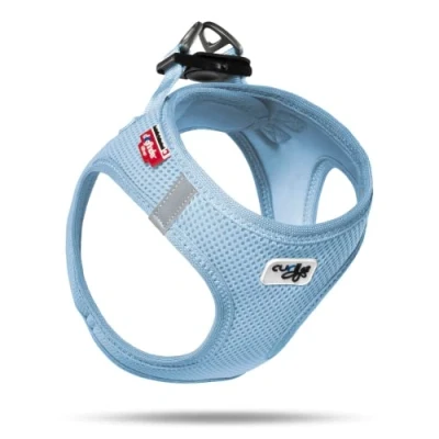 Afbeelding van Curli Basic tuigje Air Mesh, Skyblue