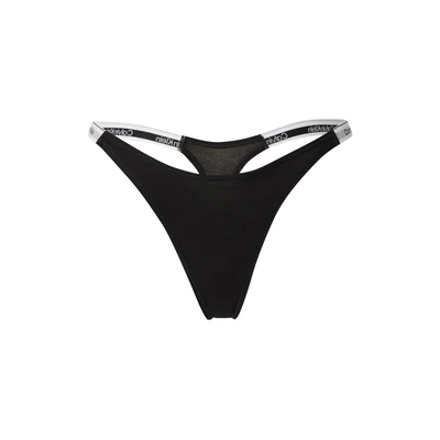 Afbeelding van Calvin Klein Underwear Dipped Thong String, Dames, Maat: XS, Black