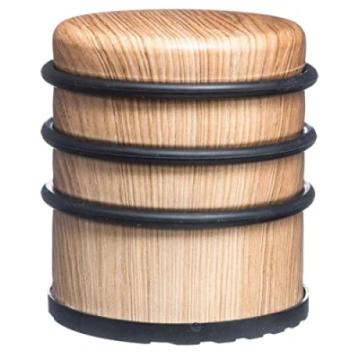 Afbeelding van 5five Deurstopper metaal 7 x 8 cm houtlook
