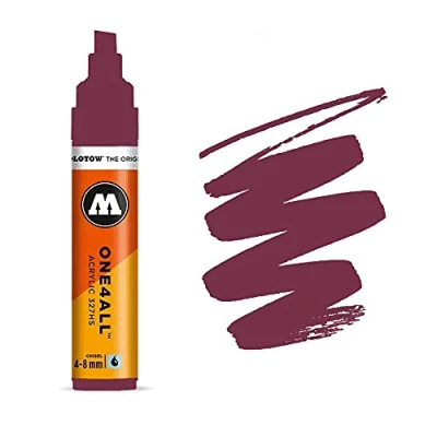 Afbeelding van Molotow 327HS Purple violet paarse acryl marker Chisel tip 4 8mm Kleur paars