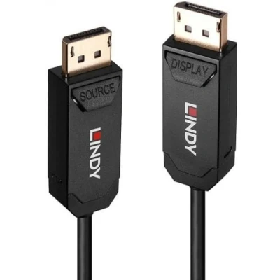Afbeelding van LINDY 38522 DisplayPort kabel Aansluitkabel stekker 20.00 m Zwart