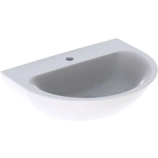 Afbeelding van Geberit Renova wastafel wit KeraTect (65 x 50 cm) 1 kraangat, zonder