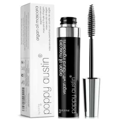 Afbeelding van Poppy Austin Vegan Mascara Bruin Volume en Lengte Waterproof Zachte, Hypoallergene Volumemascara, Biologisch &amp; Dierproefvrij, 100% Natuurlijke voor Gevoelige Ogen (9 gram, Black)