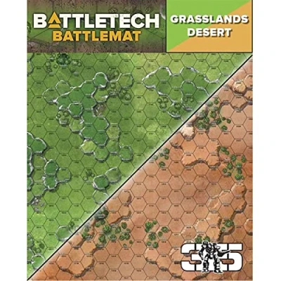 Afbeelding van Catalyst Game Labs BattleTech Battlemat Desert and Grasslands Miniature English Version