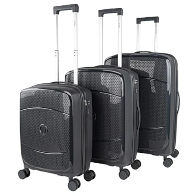 Afbeelding van ITACA Koffer Set koffers Stevige Kofferset 3 Stuks Reiskoffer Set. van Trolley (Handbagage Koffer, Middelgrote en Grote Koffer). Delige. Lichtgewicht, Zwart