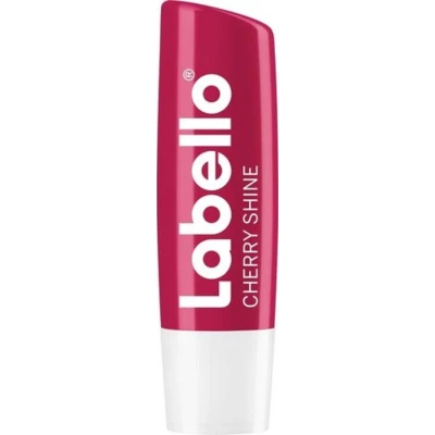 Afbeelding van Labello Cherry Shine 24H Verzorging Lippenbalsem Lippen Natuurlijke Olien 2 Stuks