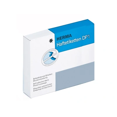 Afbeelding van HERMA Drukkerij etiketten DP1 34x53 wit 2500 St.