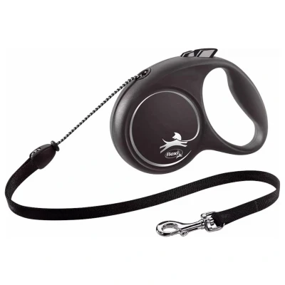 Afbeelding van Flexi Rollijn Black Design Cord Zwart M 5 MTR TOT 20 KG (398572)