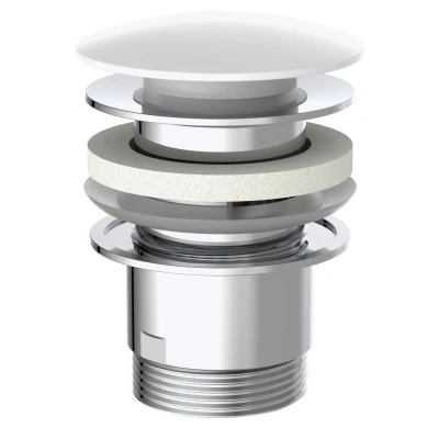 Afbeelding van Afvoerplug Design 1¼&quot;x65 mm wit