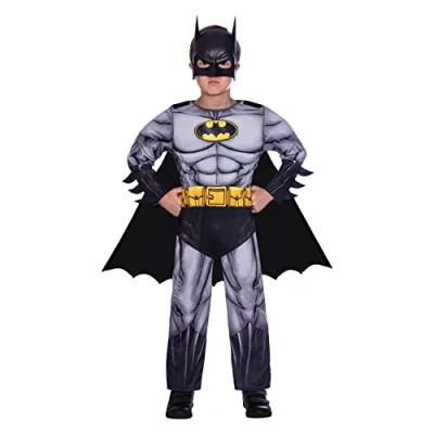 Afbeelding van Kostuum klassieker Batman Warner Bros voor kinderen (Leeftijd: 3 4 jaar)