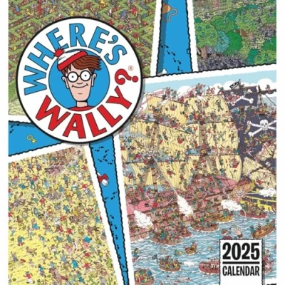 Afbeelding van Where&#039;s Wally Easel Desk Calendar 2025