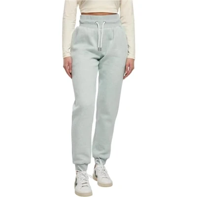 Afbeelding van Urban Classics HIGH Waist Trainingsbroek, Dames, Maat: Large, Salvia melange