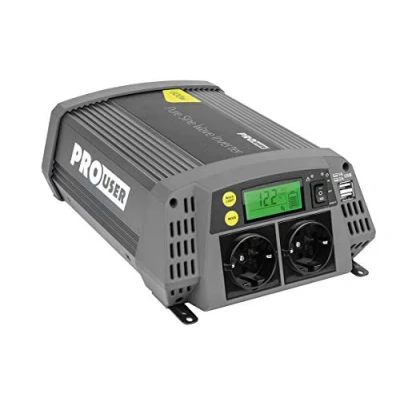 Afbeelding van ProUser Sinus PSI600 Omvormer 600 W 12 V/DC 230 V/AC, 5.2 Incl. afstandsbediening