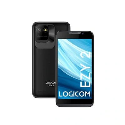 Afbeelding van Logicom Ezy 2 Smartphone 4G 2GB QuadCore 16GB Android 14 GO 5 Inch Zwart dual sim
