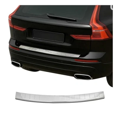 Afbeelding van OMAC bumperbescherming compatibel met Volvo XC60 2017 2024 roestvrij staal zilver
