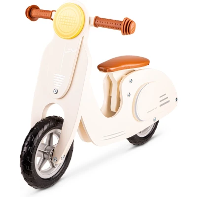 Afbeelding van New Classic Toys Houten Loopfiets Scooter Zithoogte 33 centimeter
