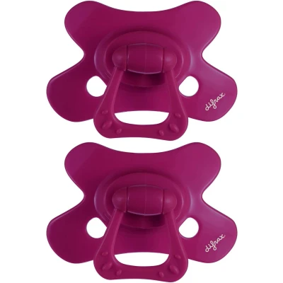 Afbeelding van Difrax Natural Fopspeen 12+ Maanden Paars 2 stuks
