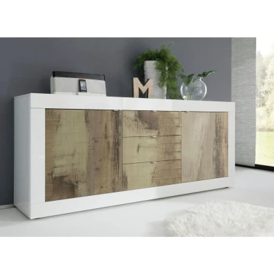 Afbeelding van LC Dressoir Basic Breite 210 cm, Kommode 2 Türen, 3 Schubkästen, Anrichte, , cm