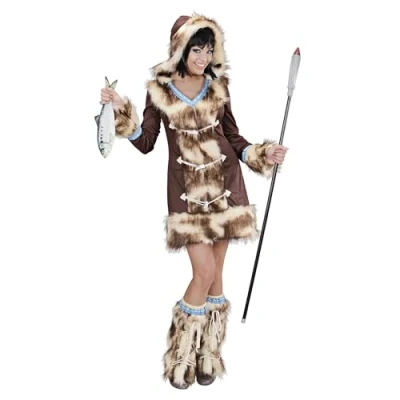 Afbeelding van &quot;Luxe Eskimo kostuum voor dames Verkleedkleding Large&quot;