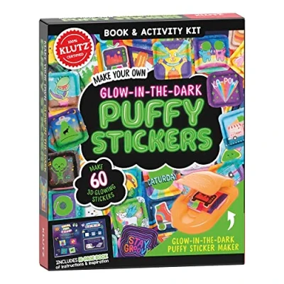 Afbeelding van Make Your Own Glow in the Dark Puffy Stickers (Klutz)