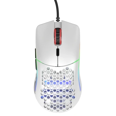 Afbeelding van Glorious PC Gaming Race Model O (small) Muis USB Type A Optisch 3200 DPI Rechtshandig Mat Wit